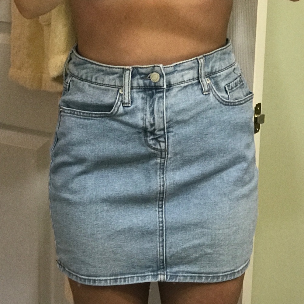 Worn Once Jean Denim Skirt